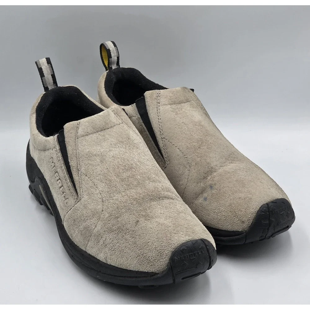 Merrell Jungle Moc Womens 9.5 Gray Greystone Slip On Shoes Vintage 60870